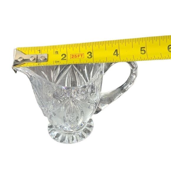 Vintage Crystal Footed Creamer Exquisite Design and Timeless Charm - Picture 13 of 13